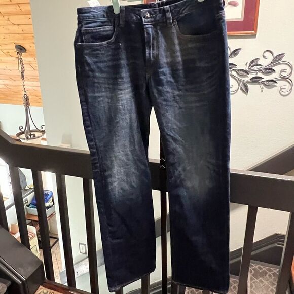 NWT Buffalo Blue Jeans Relaxes Straight Driven Stretch 34 x 32 #JTB024 - Picture 1 of 7